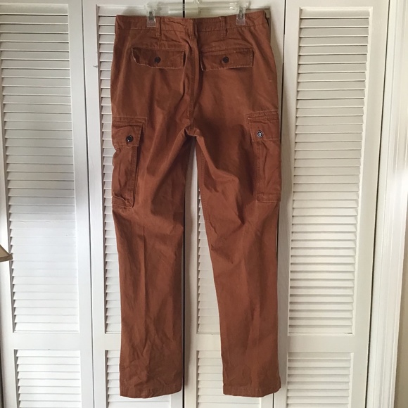 Pumpkin colored cargo pants - Picture 2 of 14